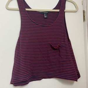 Stripe Crop Tank